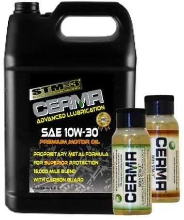 Cerma Gas Engine with Manual Transmission Treatment Package Kit 10-w-30-w 15,000 Mile Motor Oil
