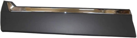 2018-2019 Honda Crv Front Driver Side Lower Door Molding; For Touring Model; Textured Black With Chrome Molding; With Rubber Weatherstrip; Made Of Pp/Abs Plastic Partslink HO1304109