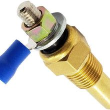 Universal Oil Water/Coolant Temperature Electrical Unit Sender, Transmission Sensor, 0°C to 150°, 1/8 NPT