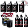 RPM Complete Oil Change Kit HiFlo Klotz Harley Davidson 20W50 Synthetic 7 Quarts