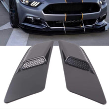 LSJVFK Car Front Hood Air Intake Trim Scoop Vent Guards Heat Extractor Insert Vent,Fit for Ford Mustang 2015-2017