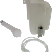 Washer Reservoir Windshield Expansion Tank w/Washer Pump, Filler Neck, Hose, and Cap compatible with Vehicles w/Cold Climate Spec