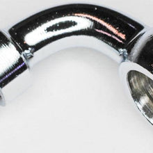AN-03 M JIC TO 10mm Banjo 90° Long Chrome fitting Adapter