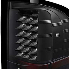 For [Dual LED Halo Ring] 07-13 Silverado Pickup Truck Black Projector Headlights + LED Tail light Set