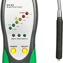 LLLNHQ Automotive Brake Fluid Tester Digital Brake Fluid Inspection Check Car Brake Oil Quality LED Indicator Display Digital Tester (Color : NO Screen DY23, Size : Free)