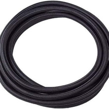 UKLLYY Nylon Fuel Line Black Oil Cooler Hose Tubing AN4 AN6 AN8 AN10 AN12 Racing Hose Pipe Car Accessories Universal (Color : Black, Size : AN6)