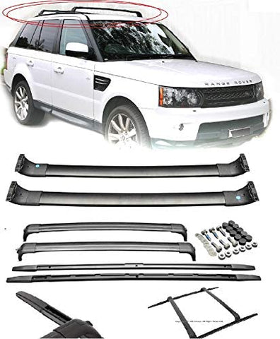 EAX Compatible with 06 07 08 09 10 11 12 13 Land Range Rover L320 Sport Model Only Replacement for Roof Rack Cross Bars Rails OE Style 2006 2007 2008 2009 2010 2011 2012 2013 Brand