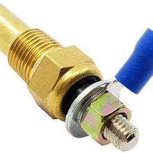 Universal Oil Water/Coolant Temperature Electrical Unit Sender, Transmission Sensor, 0°C to 150°, 1/8 NPT