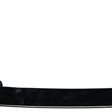 Front Bumper Trim Compatible with 2017-2018 Nissan Rogue Black CAPA Center
