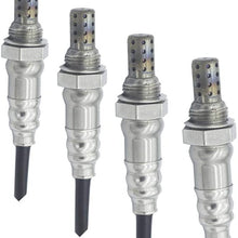 Guniang 4x Oxygen O2 Sensor 1 & 2 for 2010-2014 Buick Lacrosse Cadillac SRX 3.0L 3.6L Upper + Lower