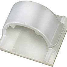 Clipsandfasteners Inc 10 Adhesive Backed Nylon Tubing & Hose Clamps