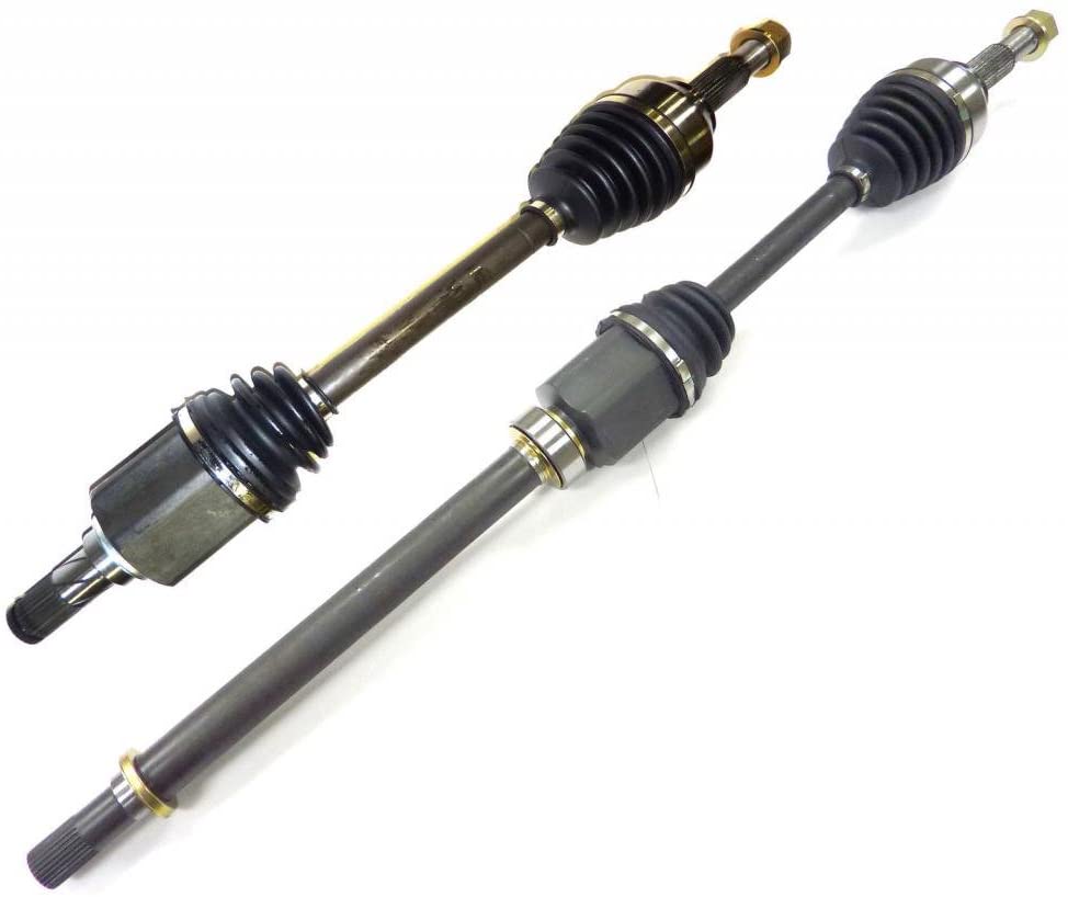 DTA NI21632177 front Left Right Pair - 2 New Premium CV Axles Compatible With Nissan Sentra 2.5L SE-R CVT Transmission Only 2007-2012