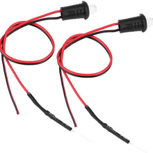 Car Light 2Pcs, Aramox DC 12V Red LED Dummy Alarm Warning Security Light, Anti-theft Security Light Indicator for Cars,Boats, RV's, Motorcycle's, Home Security