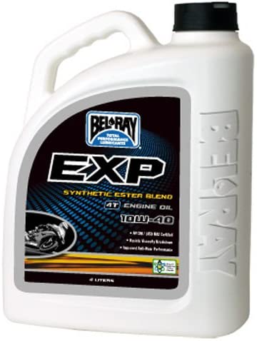 BEL-RAY EXP SYNTH ESTER BLEND 4T ENGINE OIL 10W-40 (4L), Manufacturer: BEL-RAY, Manufacturer Part Number: 99120-B4LW-AD, Stock Photo - Actual parts may vary.