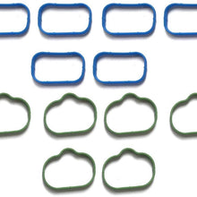 Intake Manifold Upper and Lower Gasket Set Replacement For 200 300 Town and Country Avenger Challenger Charger Durango Grand Cherokee VW 3.2 3.6L DOHC Replaces OE# 5184562AC MS97204