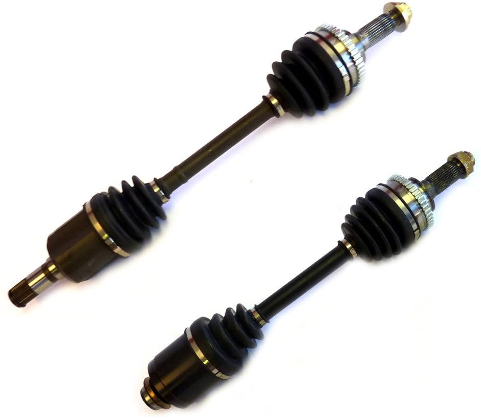 DTA MZ84418442A front Left Right Pair - 2 New Premium CV Axles (Drive Axle Assembly) Compatible with Mazda 626, MX6, With 2.5L Engine or 2.0L Manual Trans