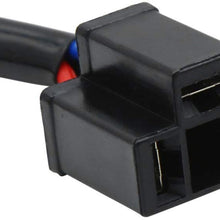 uxcell H4 LED Car Headlight Resistor Wiring Canceller Decoder Adapter 50W DC 12V 8ohm