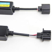 PAIR LED Conversion Kit Headlight Canbus Error Free Anti Flickering Resistor Decoder - H13 9008