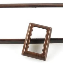 Flash2ning for Honda CRV CR-V 2017-2020 Peach Wood Grain Air Vent Outlet Panel Cover Trim 1 Set