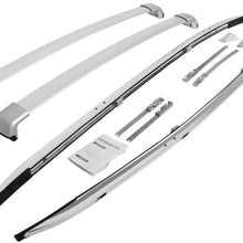 SnailAuto 4Pcs Silver Aluminium -Roof Rail Rack -Cross Bars Fit for Honda Vezel HRV HR-V 2016 2017 2018 2019 2020 2021