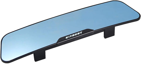 KITBEST Rear View Mirror, Anti Glare Rearview Mirror Interior Clip on Panoramic Car Convex Wide Angle Rear View Mirror to Reduce Blind Spot and Antiglare Effectively