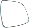 Mirror Glass For 2014-2018 Nissan Rogue Left With Backing Plate