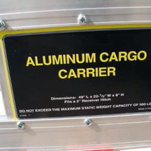 500 Lb Hitch Mount Hual Aluminum Cargo Carrier Basket (ALUMCARGOCARRIER#92655)