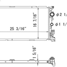 TYC 13358 Replacement Radiator for Mercedes-Benz