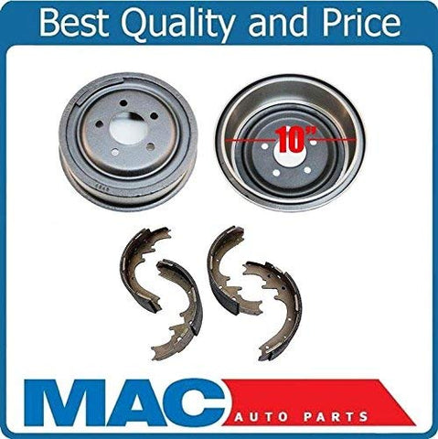 10inch Brake Drums & Brake Shoes Fits For 1998-2009 Ford Ranger With Larger Size (2)