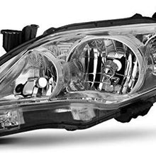 For 2011-2013 Toyota Corolla Driver Left Side Headlight Head Lamp Direct Replacement