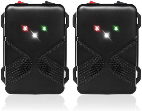 Loraffe Battery Operated LED Rat Strobe Light Electronic Ultrasound Device Keep Mice Away from Your Car Engine Truck Garage Attic Basement Warehouse Shed Under Hood Rodent Defense Vehicle Protection