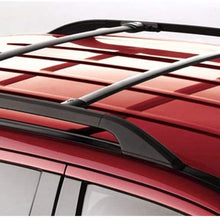 IKON MOTORSPORTS Cross Bars Compatible With 2011-2015 Ford Explorer, Aluminum Black Roof Top Bar Luggage Carrier