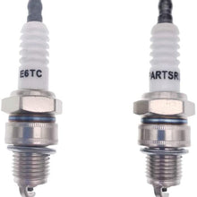 PARTSRUN E6TC Spark Plug Replace 5110 B7HS Spark Plugs - 2 Pack,ZF718