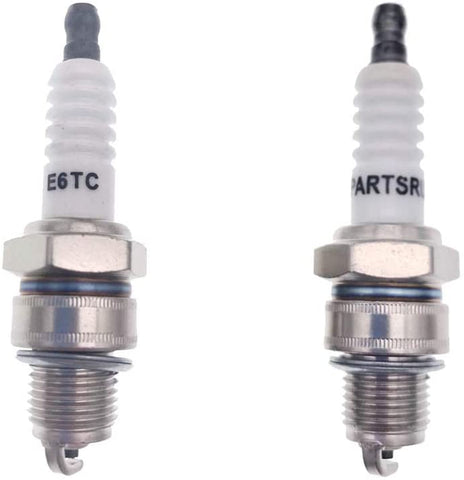 PARTSRUN E6TC Spark Plug Replace 5110 B7HS Spark Plugs - 2 Pack,ZF718