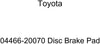 Toyota 04466-20070 Disc Brake Pad