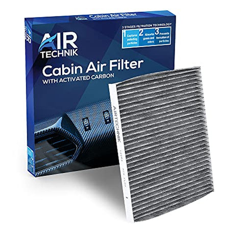 AirTechnik CF12283 Cabin Air Filter w/Activated Carbon | Fits Chrysler Grand Caravan 2021-2022, Pacifica 2017-2021, Voyager 2020-2022