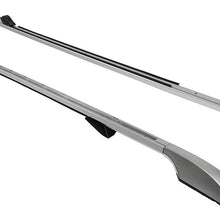 ECCPP Roof Rack Rails Luggage Racks Fit for Land Rover LR3 2005-2009,for Land Rover LR4 2010-2016,Max Load Up to 165LBS Can Carry Bicycles, Kayaks, Snowboards Cargo Bars Carrier