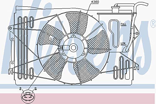 Nissens 85232 Fan, radiator