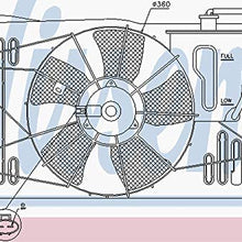 Nissens 85232 Fan, radiator