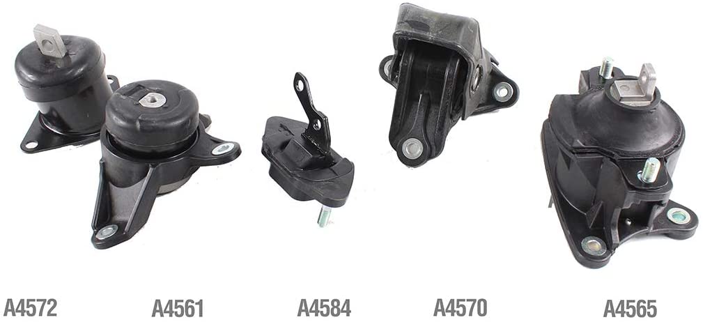 DNJ MMK1025 Complete Engine Motor & Transmission Mount Kit for 2003-2013 / Acura, Honda/TSX, Accord / 2.4L