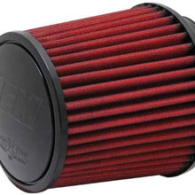 AEM 21-203DOSK Universal DryFlow Clamp-On Air Filter: Round Tapered; 3 in (76 mm) Flange ID; 5 in (127 mm) Height; 5.5 in (140 mm) Base; 4.75 in (121 mm) Top