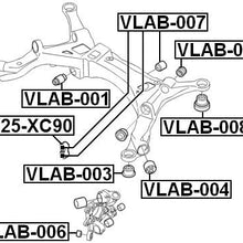 31277893 - Arm Bushing (for Rear Control Arm) For Volvo - Febest