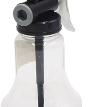 Uxcell a17083100ux0283 350ml Clear Plastic Bottle High Pressure Feed Nozzle Oil Spray Gun for Car Vehicle