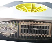 JXHD 12V Car Heater-Heating Cooling Fan Defroster Defogger Air Purifier Lighting 150W,Red