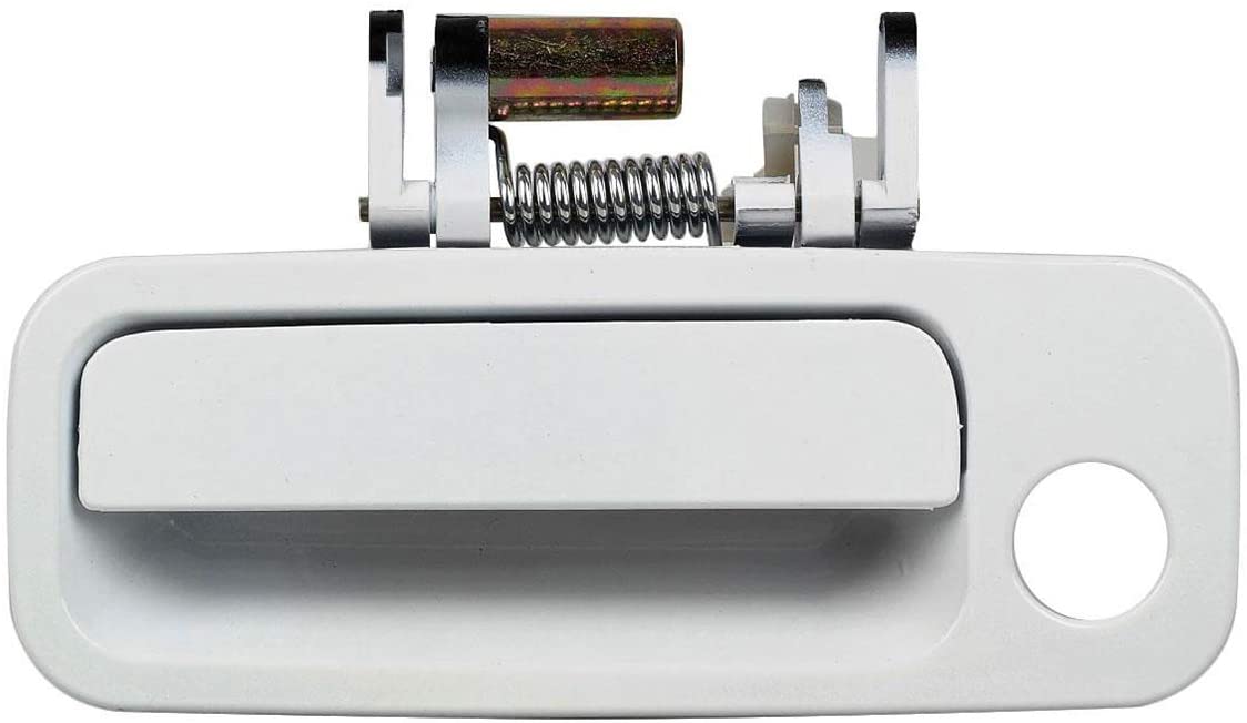 AUTEX 1pc White Exterior Door Handle Front Left Driver Side Compatible with Toyota Camry 1997 1998 1999 2000 2001 Door Handle 79426CD