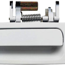 AUTEX 1pc White Exterior Door Handle Front Left Driver Side Compatible with Toyota Camry 1997 1998 1999 2000 2001 Door Handle 79426CD