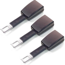 Seat Belt Extender Pros E4 Certified Rigid 5 Inch Seat Belt Extension 3-Pack Black (7/8 Inch Type A Metal Tongue Width) Buckle up and Drive Safely