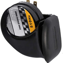 Suuonee Motorcycle Snail Horn, 12V 510HZ Mini Loud Electronic Snail Horn For Motorcycle Loud Voice Speaker Universal
