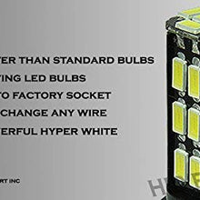 ICBEAMER H11 12V Canbus 30 LED Fog Light Only Replace OEM Halogen Bulbs [Color: Xenon White]