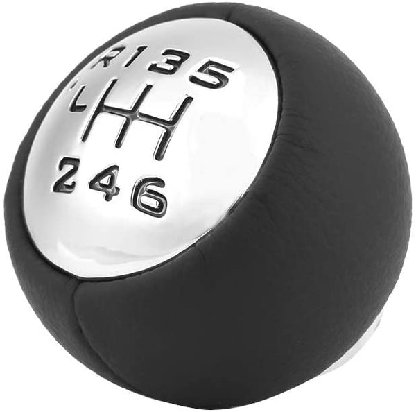 Gear Shift Knob, Delaman Car 6 Speed Gear Shift Lever Knob Head For 307 308 3008 407 5008 807 C3 C4 C8